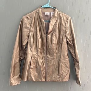EP Pro size 8 ladies zip up gold jacket.  Like new condition.